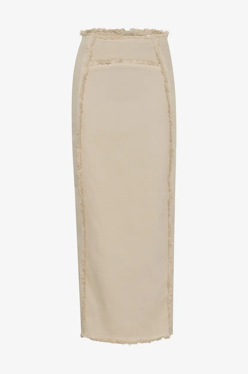 Gestuz Maxi skjørt gzCatia Long Skirt - Beige