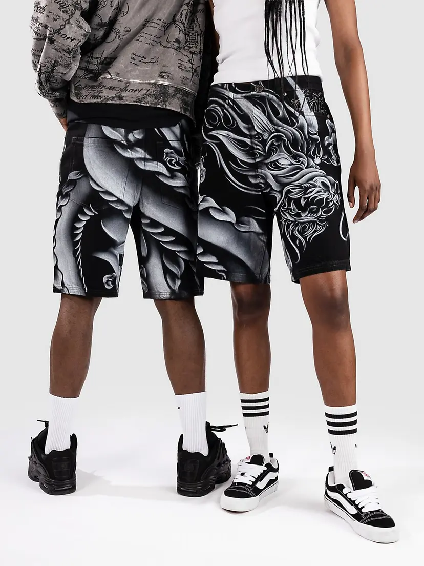 Ninth Hall Ninth Hall Waylay Shorts svart