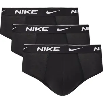 Nike Nike 3P Everyday Essentials Cotton Stretch Hip Brief Svart bomull Large Herre