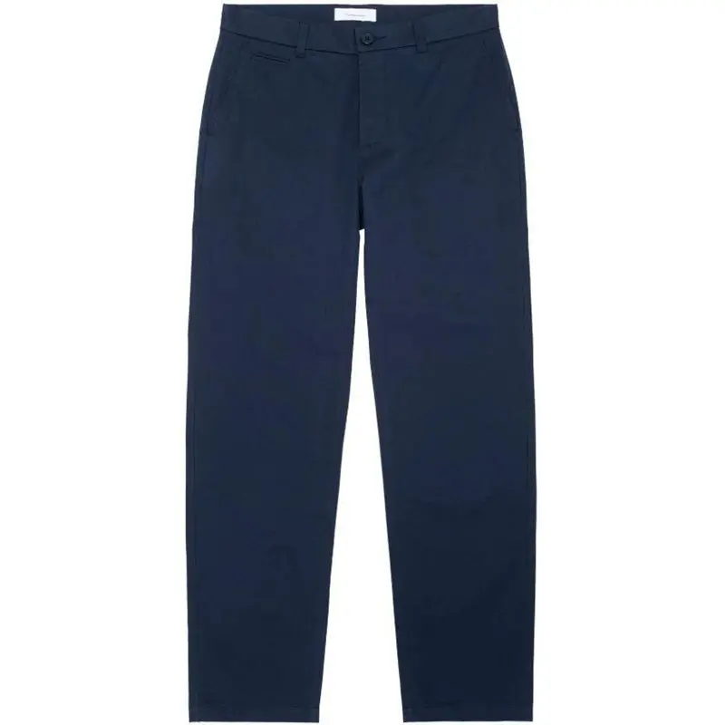 KnowledgeCotton Apparel KnowledgeCotton Apparel Chuck Regular ChinoTwill Pants Total Eclipse