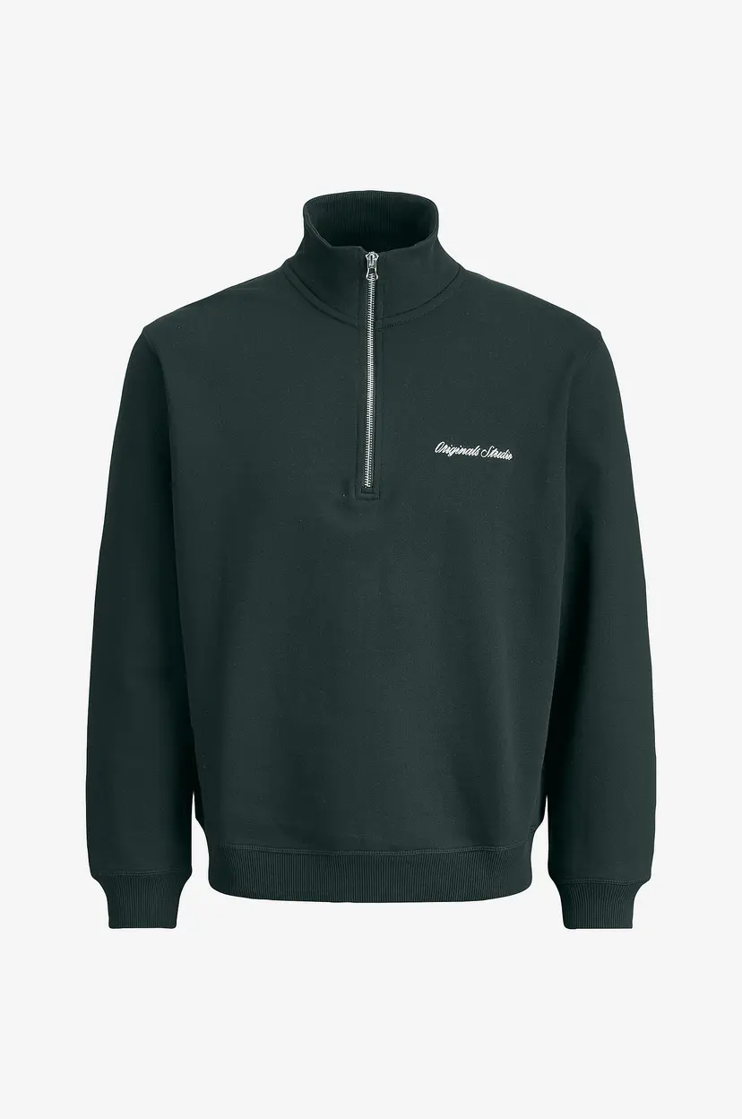 Jack & Jones Junior Collegegenser jorNorrebro Emb Sweat High Neck Jnr - Grønn