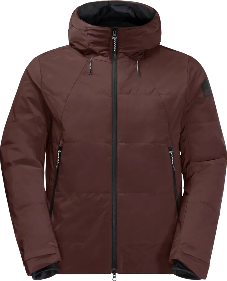 Jack Wolfskin Men's Bike Commute Insulated Jacket Dark Maroon