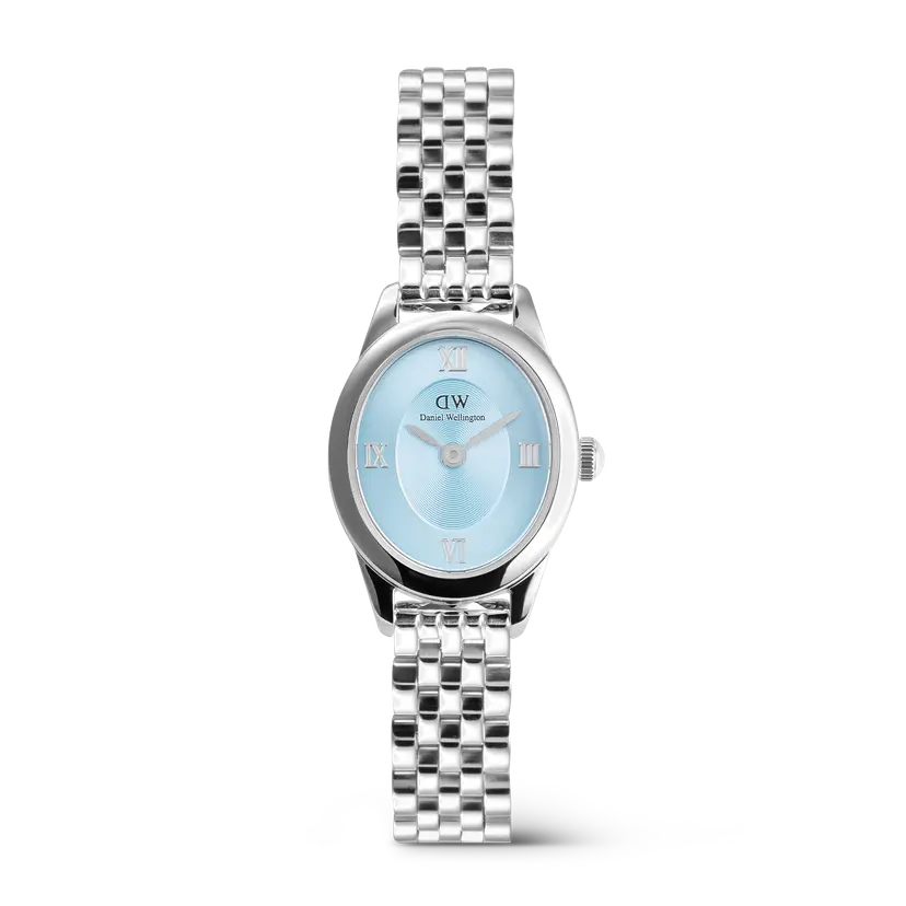 Daniel Wellington Silver 22x25.5mm Watch Ophelia Mini Ice Blue | DW