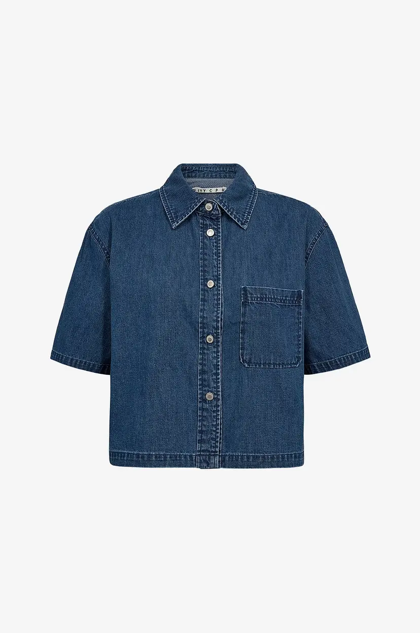 Ivy Copenhagen Denimskjorte Ivy-malika Uta Oversize Shirt Mid - Blå