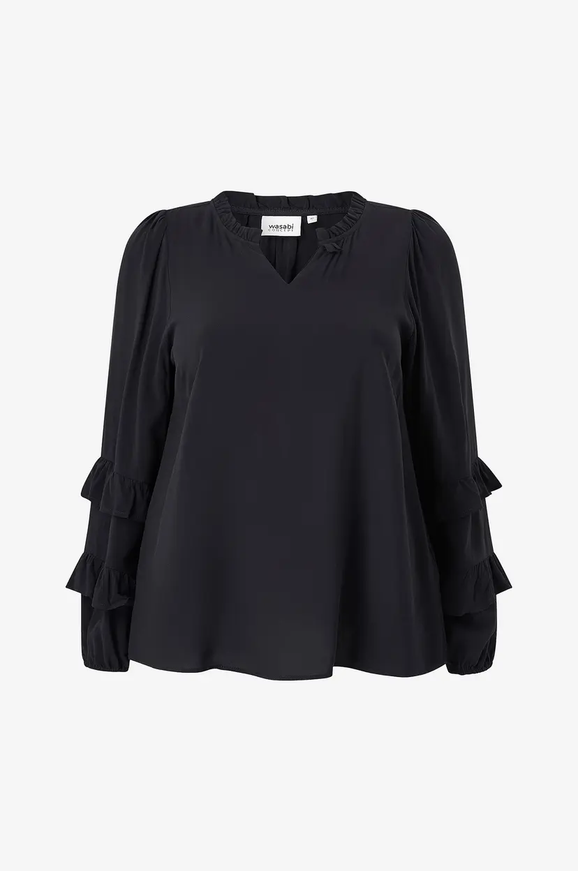 Wasabiconcept Bluse wa-Sia 38 - Svart