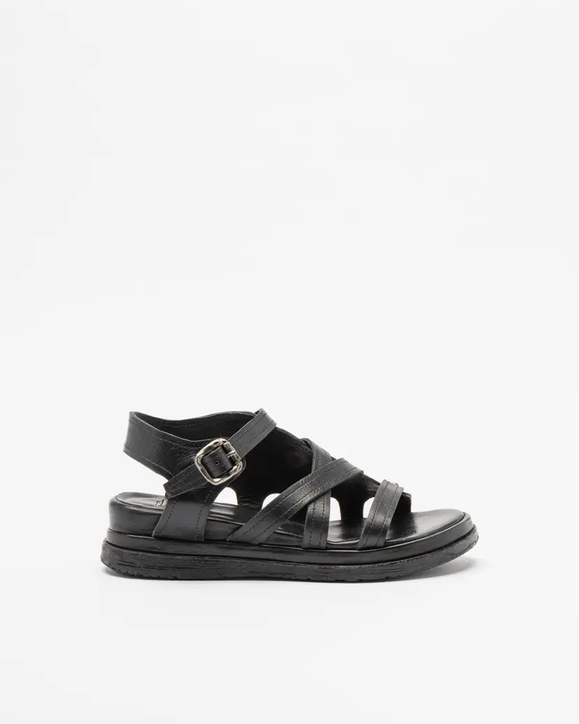 PROF PROF ZUV01-3 Black Sandals