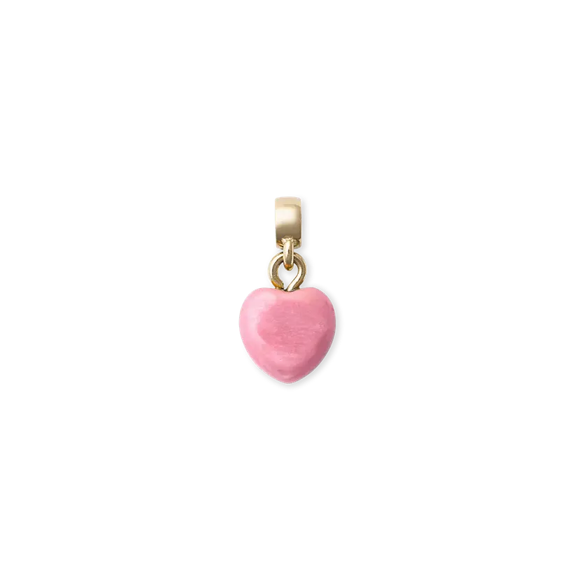 Daniel Wellington Gold Charm Rhondonite Heart | DW