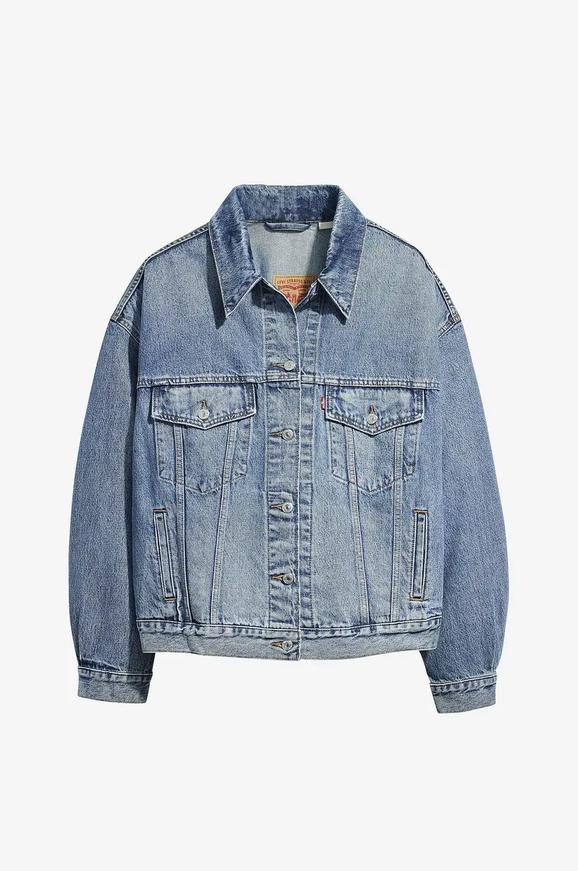 Levi's Plus Denim jakke PL 90s Trucker Turning Heads P - Blå