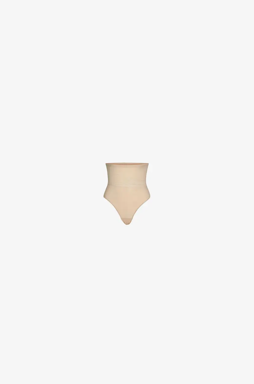 Magic Bodyfashion Shapingtruse Hi Waist Thong - medium support - Natur