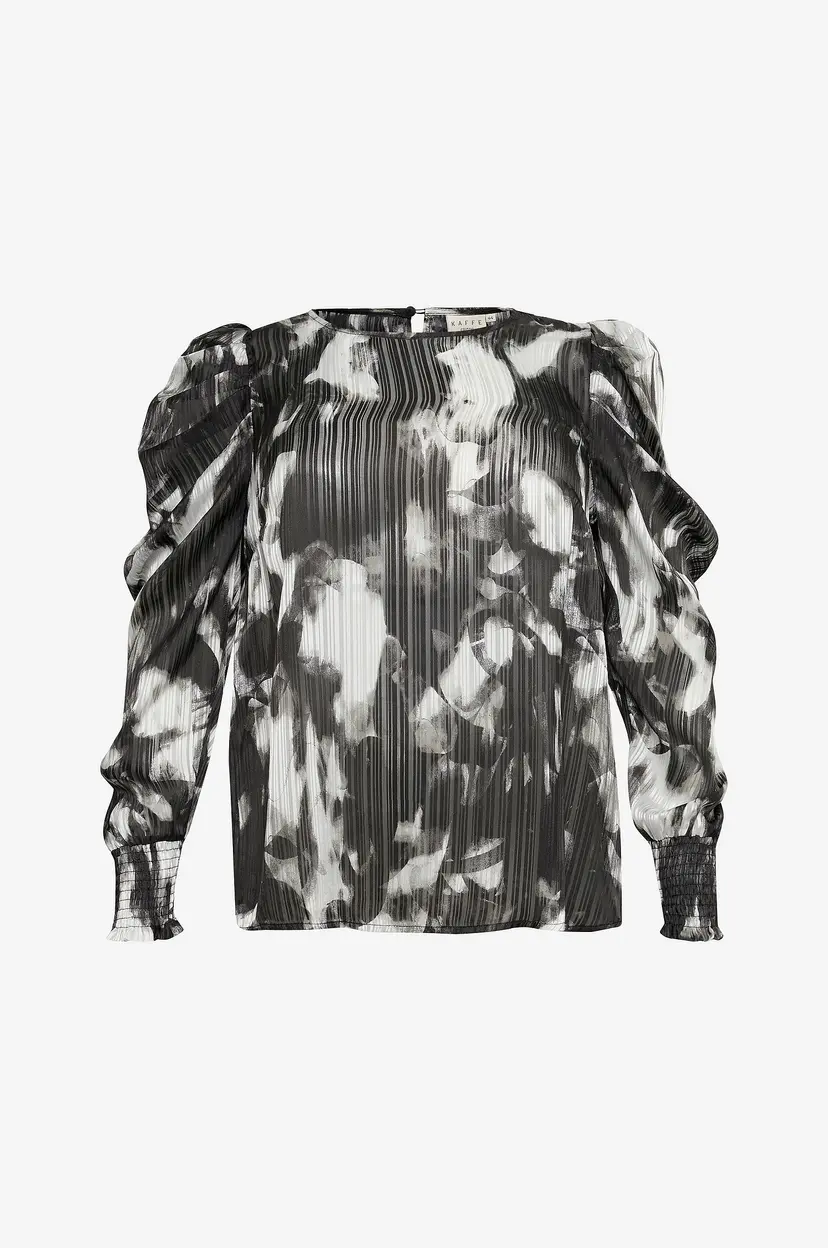 KAFFE Curve Bluse kcLiva Blouse - Svart