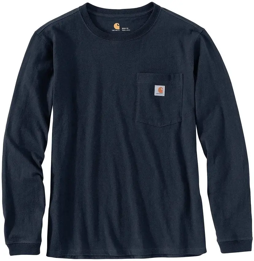 Carhartt Workwear Carhartt Workwear Carhartt M's Workwear Pocket L/S T-Shirt Navy