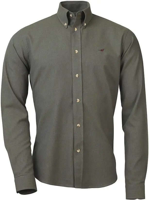Laksen Laksen Oliver Shirt Cotton Olive