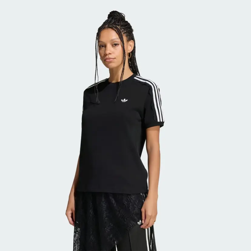 Adidas LACE 3 STRIPES T-SKJORTE