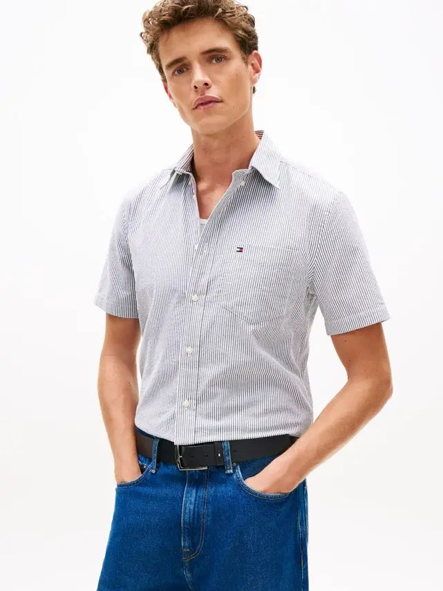 Tommy Hilfiger SEERSUCKER BENGAL STRIPE SHIRT