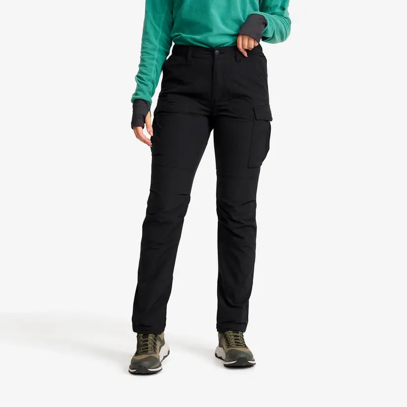 RevolutionRace Adventure Cargo Stretch Pants Dame Black