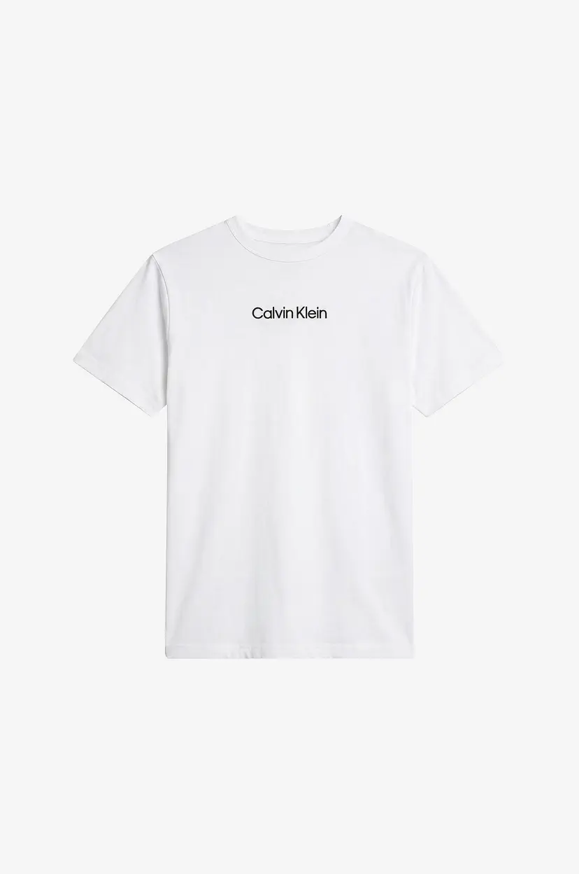 Calvin Klein T-skjorte S/S Crew Neck - Hvit