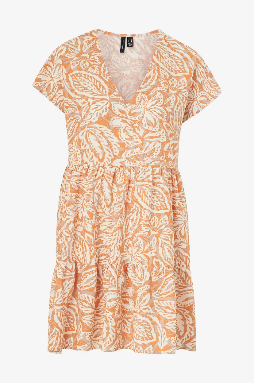 Vero Moda Tunika vmNethe SS Wide Tunic Wvn - Orange
