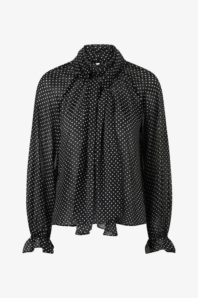 Mango Bluse Poky - Svart