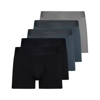 Resteröds Resteröds 10P Gunnar Bamboo Boxer Svart/Blå XX-Large Herre