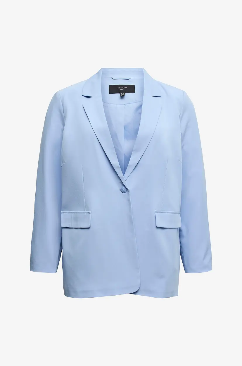 Vero Moda Curve Blazer vmZelda LS Blazer Curve - Blå