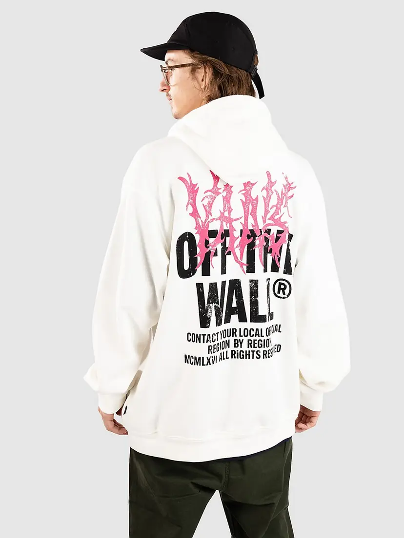 Vans Vans Metal Wall Full Hettegenser med glidelås hvit