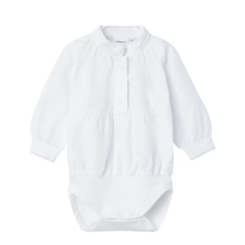 NAME IT Name It - Skjortebody Terina BW Hvit
