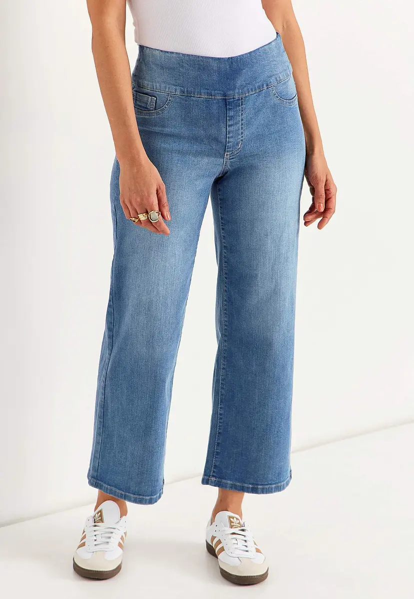 Cellbes of Sweden Vide ankellange jeans med høy midje Elisa