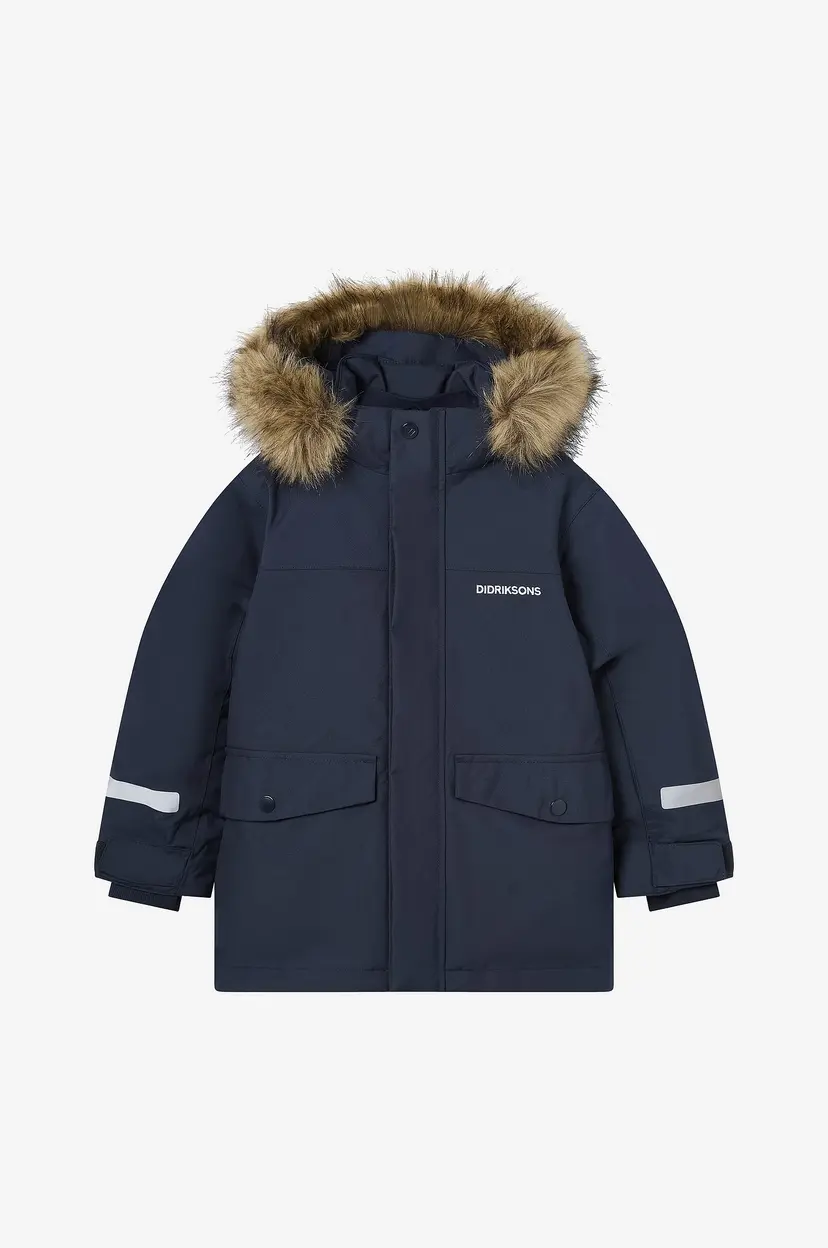 Didriksons Parka Bjärven Kids Parka 4 - Blå