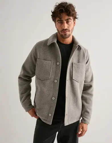 Samsøe Samsøe Samsøe Samsøe Pally shirt jacket 14163 Vårjakker Grå