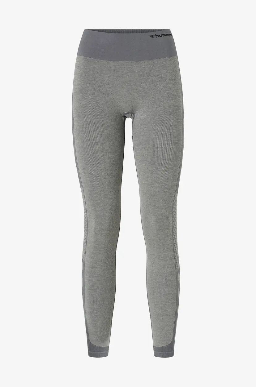 Hummel Treningstights hmlMT Shine Seamless MW Tights - Grå