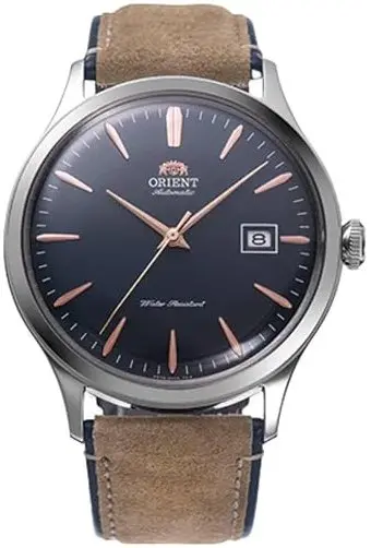 Orient Orient Herreklokke RA-AC0P02L Bambino Blå/Lær Ø42 mm