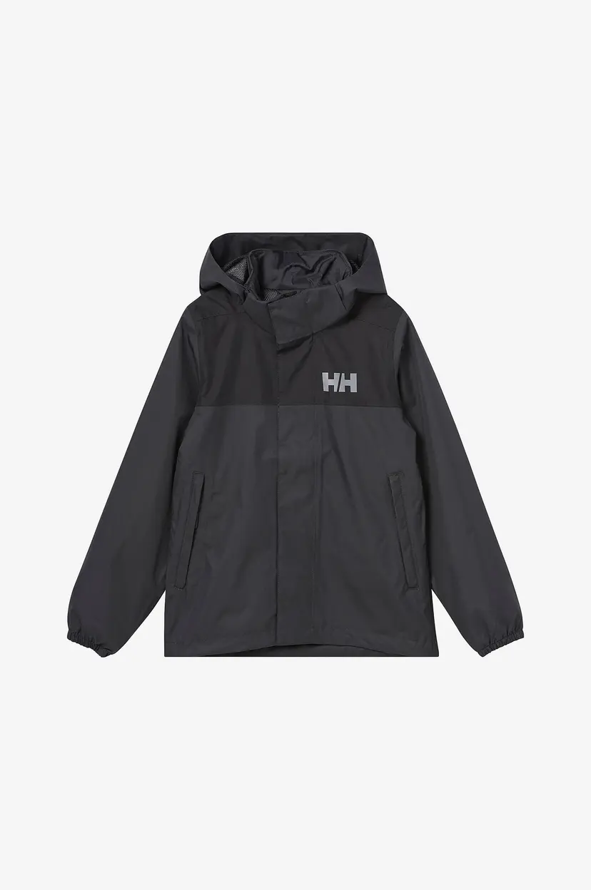 Helly Hansen Regnjakke JR Vancouver Rain Jacket - Svart