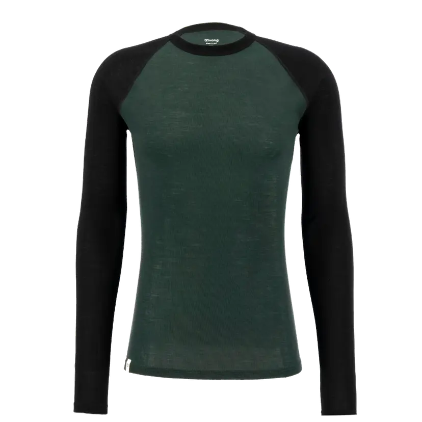 Ulvang Ulvang Rav Base Crew Herre Black/Beetle Green