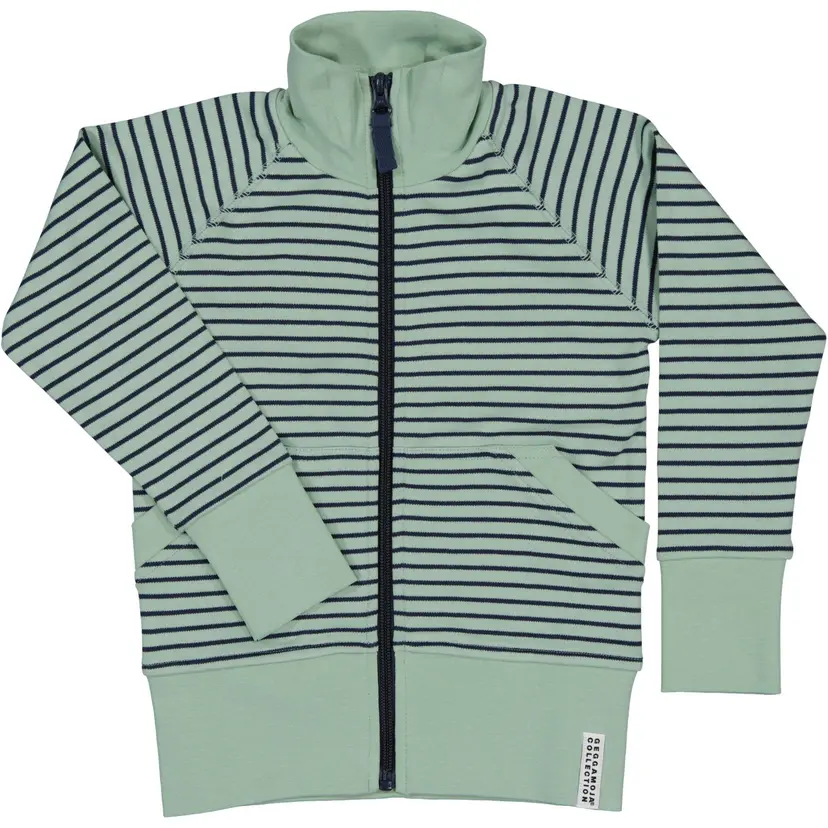 Geggamoja Ziptröja Grön/Navy - 74/80