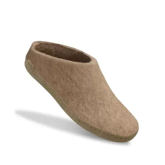 Glerups Glerups TØFFEL MED SKINDSÅL SAND B-12-00