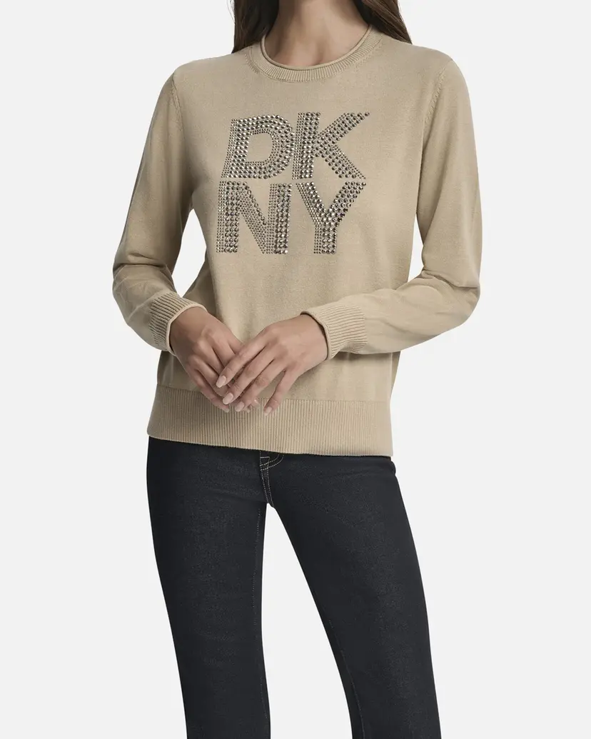 DKNY Jeans DKNY Jeans DJ5R0840 Beige Sweatshirt