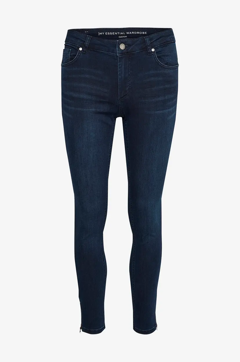 My Essential Wardrobe Jeans 31 The Celinazip 100 Slim Y - Blå