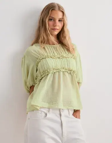 Neo Noir Neo Noir - Grønn - Kiril S Voile Blouse