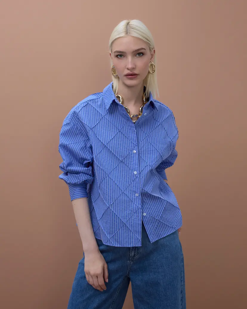 Maite by Lola Maite by Lola MS2615020 Blue Shirt