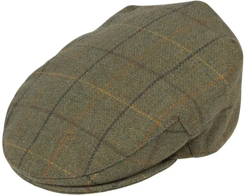 Alan Paine Alan Paine M's Rutland Tweed Cap Dark Moss
