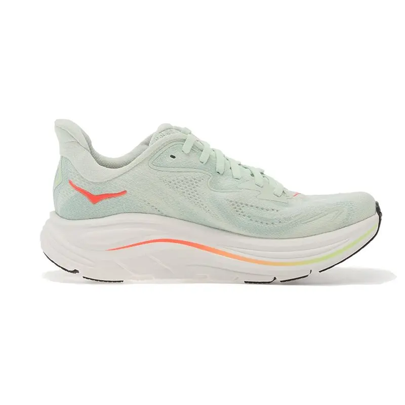 HOKA Hoka W Clifton 10 Sea Glass/Neon Flame