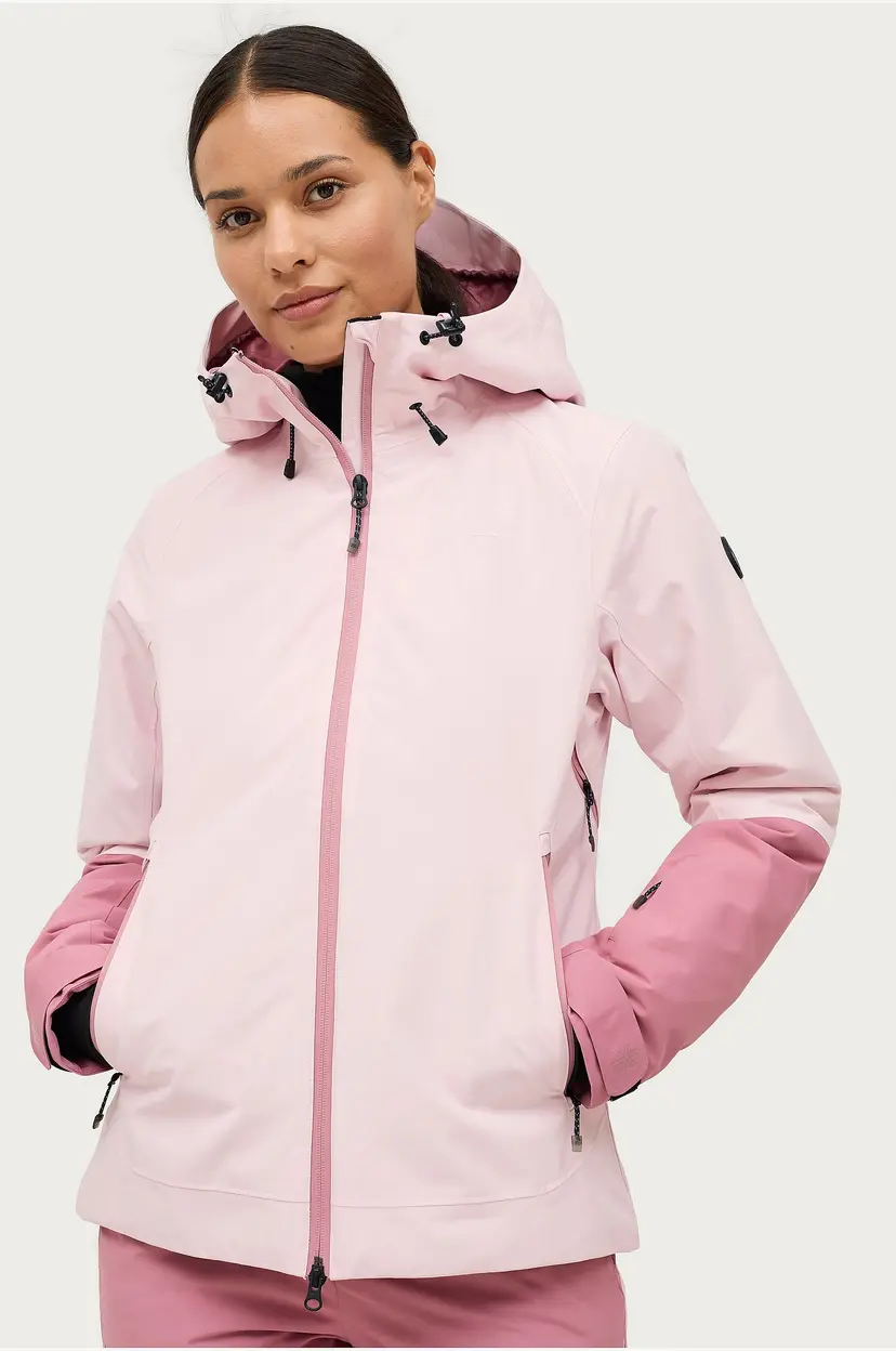 Áhkká Skijakke Light Padded Ski Jacket - Rosa