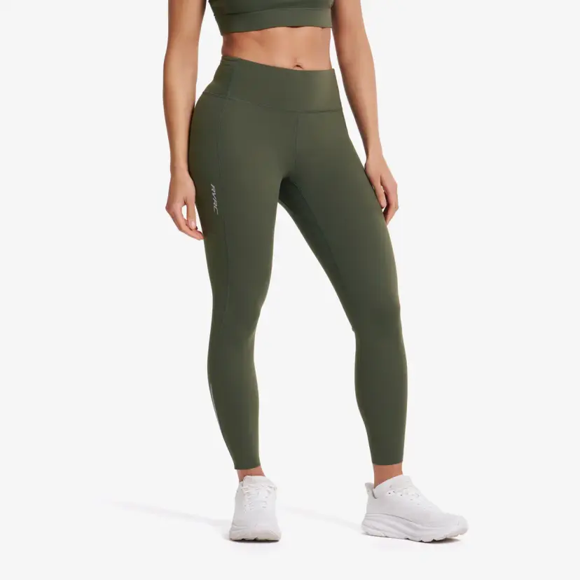 RevolutionRace Rapid Pro Pocket Leggings Dame Kambaba Green