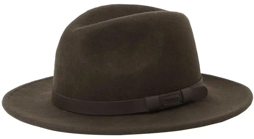 Chevalier Chevalier Skye Wool Hat Unisex Leather Brown