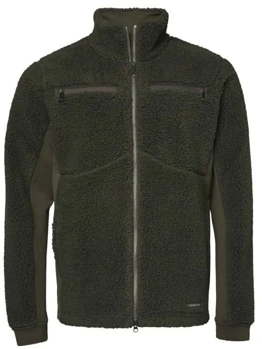 Chevalier Chevalier Root Wool Pile Jacket Men Midnight Pine