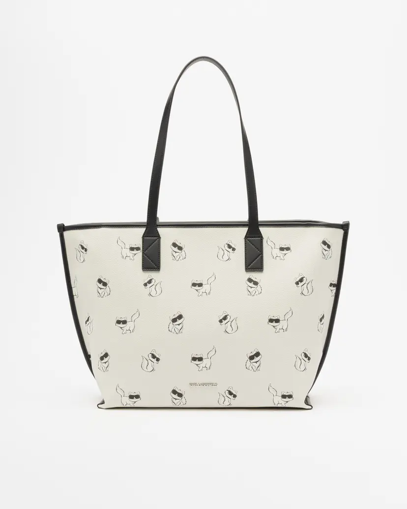 Karl Lagerfeld Karl Lagerfeld IKON CHOUPETTE EW TOTE AOP White Shopper bag