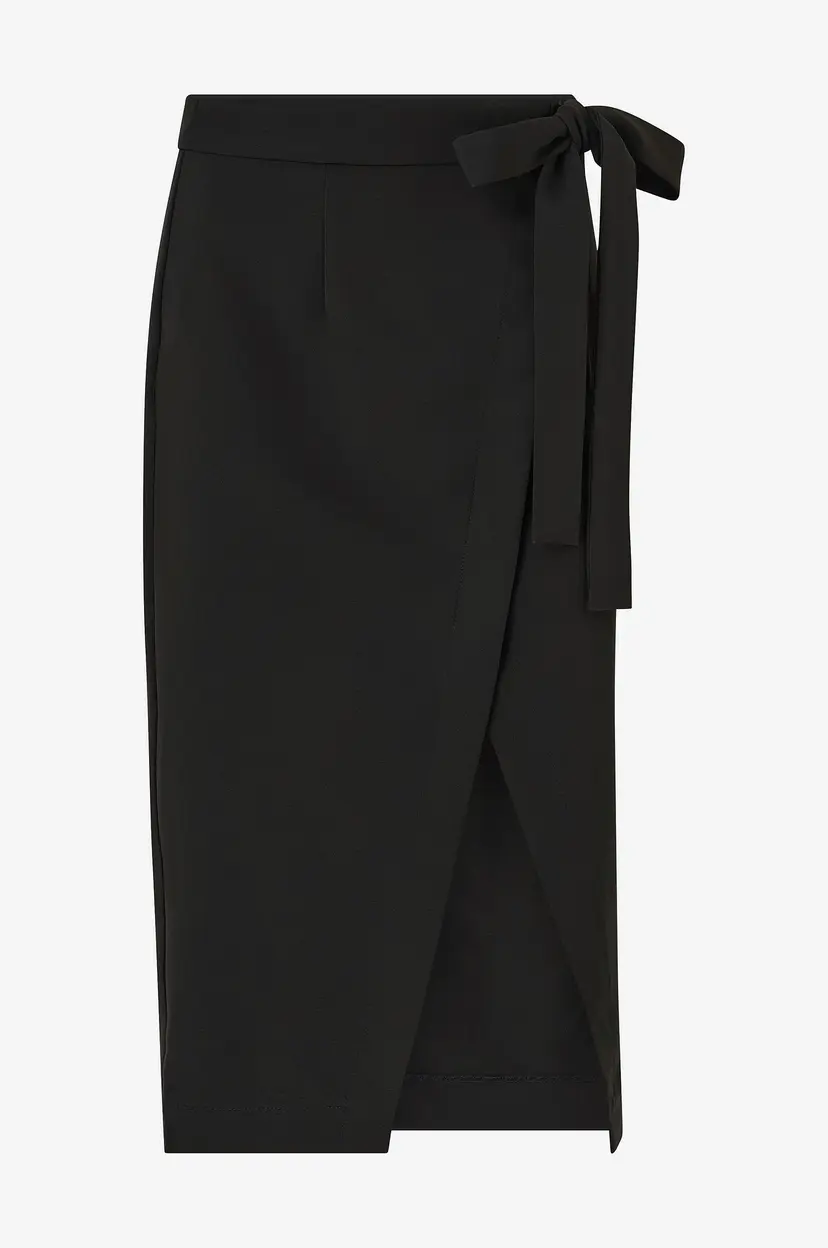Pieces Skjørt pcAcci HW Wrap Midi Skirt - Svart