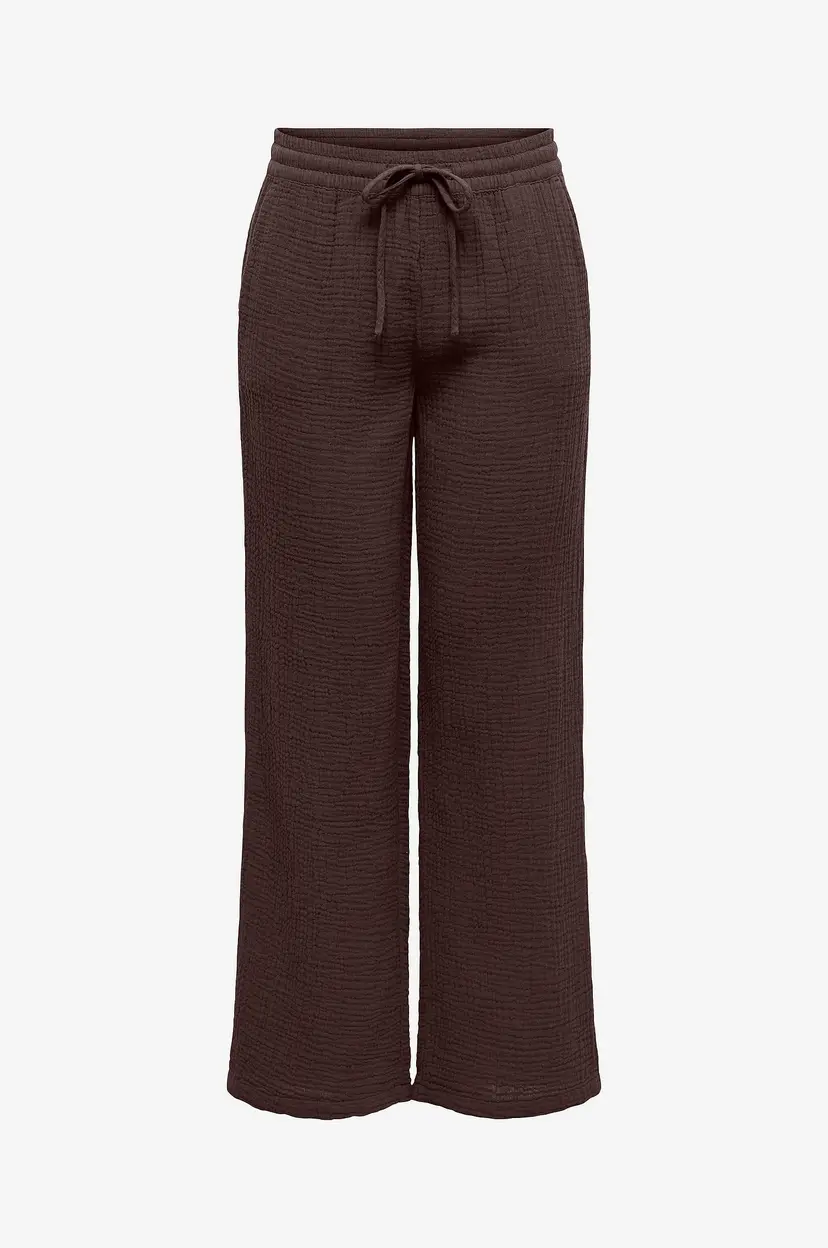 JDY Bukser jdyTheis Life Wide Pant Wvn - Brun