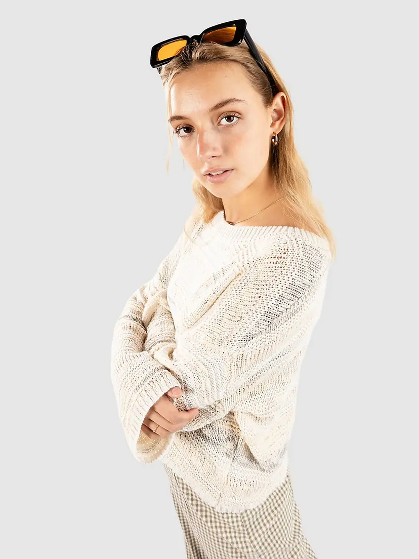 24 Colours 24 Colours 41281 Knitted Strikket genser hvit
