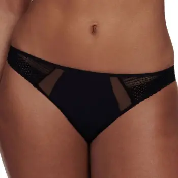 Chantelle Chantelle Truser Pulp Corsetry Standard Waist Tanga Svart 36 Dame